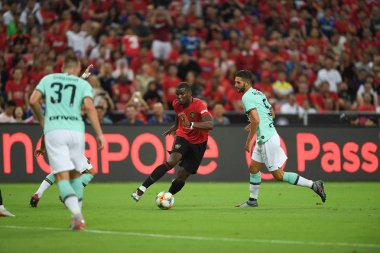 Kallang-Singapur-20jul2019: Paul Pogba #6 Manchester u oyuncusu