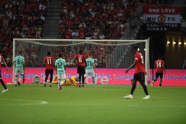 Kallang-Singapur-20jul2019: Paul Pogba #6 Manchester u oyuncusu