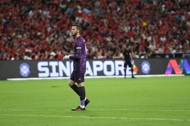 Kallang-Singapur-20jul2019: David de GEA #1 Manchester oyuncusu