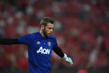 Kallang-Singapur-20jul2019: David de GEA #1 Manchester oyuncusu