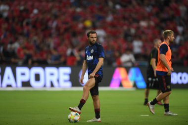 Kallang-Singapur-20jul2019: Juan Mata #8 oyuncu Manchester un