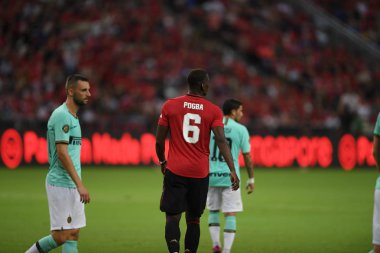 Kallang-Singapur-20jul2019: Paul Pogba #6 Manchester u oyuncusu
