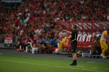 Kallang-Singapur-20jul2019: Manchester OLE Gunnar Solskjaer müdürü
