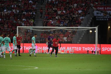 Kallang-Singapur-20jul2019: Fred #17 oyuncu Manchester United