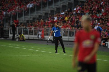 Kallang-Singapur-20jul2019: Antonio Conte Inter Milan müdürü