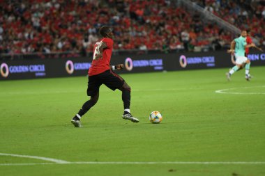 Kallang-Singapur-20jul2019: Paul Pogba #6 Manchester u oyuncusu