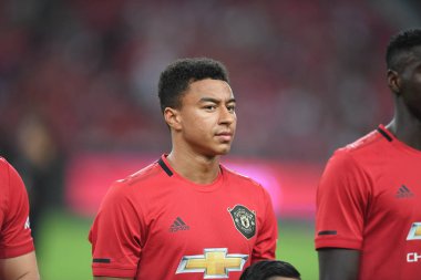 Kallang-Singapur-20jul2019: Jesse Lingard #14 manchest oyuncusu