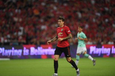 Kallang-Singapur-20jul2019: Victor Lindelof #2 Manches oyuncusu