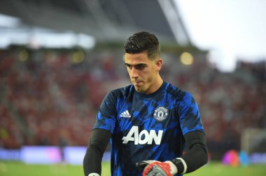 Kallang-Singapur-20jul2019: Joel Pereira #40 Mancheste oyuncusu