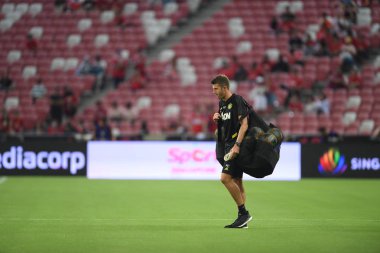 Kallang-Singapur-20jul2019: Michael Carrick personel antrenörü manch