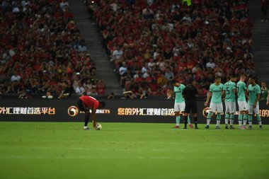 Kallang-Singapur-20jul2019: Marcus Rashford #10 Manche oyuncusu