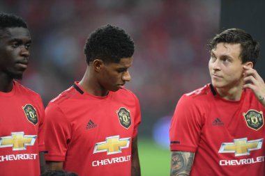Kallang-Singapur-20jul2019: Marcus Rashford #10 Manche oyuncusu