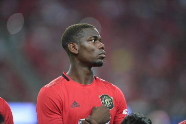 Kallang-Singapur-20jul2019: Paul Pogba #6 Manchester u oyuncusu