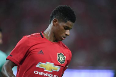 Kallang-Singapur-20jul2019: Marcus Rashford #10 Manche oyuncusu