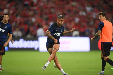 Kallang-Singapur-20jul2019: Marcos Rojo #16 Manchester oyuncusu