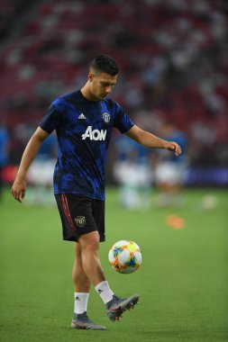Kallang-Singapur-20jul2019: Diogo dalot #20 Manchester oyuncusu