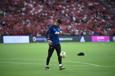 Kallang-Singapur-20jul2019: Joel Pereira #40 Mancheste oyuncusu