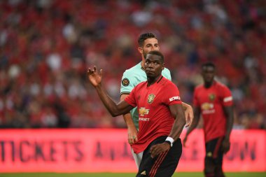 Kallang-Singapur-20jul2019: Paul Pogba #6 Manchester u oyuncusu