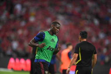 Kallang-Singapur-20jul2019: Paul Pogba #6 Manchester u oyuncusu