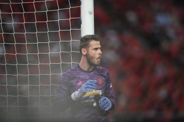 Kallang-Singapur-20jul2019: David de GEA #1 Manchester oyuncusu
