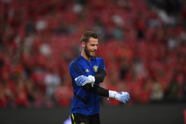 Kallang-Singapur-20jul2019: David de GEA #1 Manchester oyuncusu
