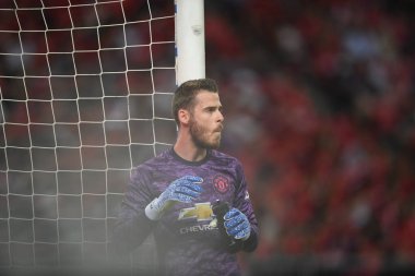 Kallang-Singapur-20jul2019: David de GEA #1 Manchester oyuncusu