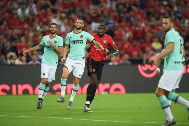 Kallang-Singapur-20jul2019: Paul Pogba #6 Manchester u oyuncusu