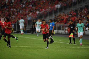 Kallang-Singapur-20jul2019: Mason Greenwood #26 Manche oyuncusu