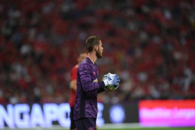 Kallang-Singapur-20jul2019: David de GEA #1 Manchester oyuncusu
