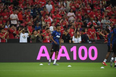 Kallang-Singapur-20jul2019: Marcus Rashford #10 Manche oyuncusu