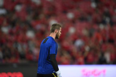 Kallang-Singapur-20jul2019: David de GEA #1 Manchester oyuncusu