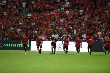 Kallang-Singapur-20jul2019: Manchester United oyuncusu Actio 'da