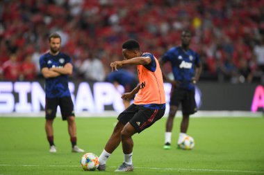 Kallang-Singapur-20jul2019: Anthony Martial #11 Manche oyuncusu