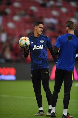 Kallang-Singapur-20jul2019: Joel Pereira #40 Mancheste oyuncusu
