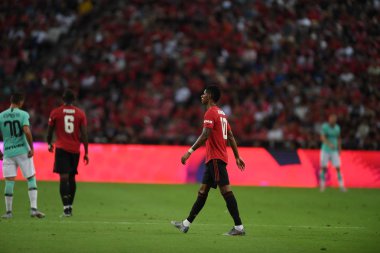 Kallang-Singapur-20jul2019: Marcus Rashford #10 Manche oyuncusu
