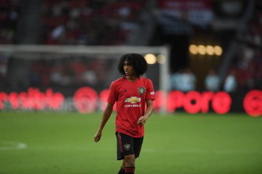 Kallang-Singapur-20jul2019: Tahith Chong #44 Mancheste oyuncusu