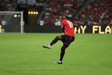 Kallang-Singapur-20jul2019: Ashley genç #18 Mancheste oyuncusu
