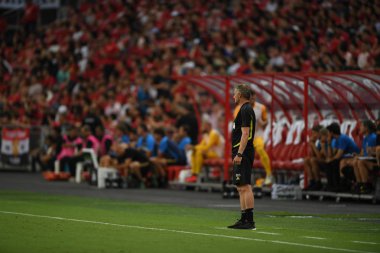 Kallang-Singapur-20jul2019: Manchester OLE Gunnar Solskjaer müdürü