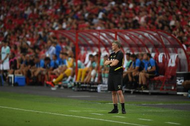Kallang-Singapur-20jul2019: Manchester OLE Gunnar Solskjaer müdürü