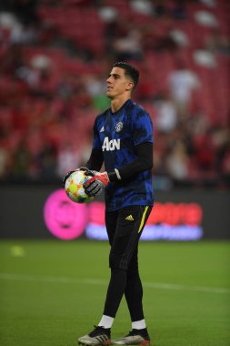 Kallang-Singapur-20jul2019: Joel Pereira #40 Mancheste oyuncusu