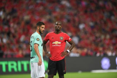 Kallang-Singapur-20jul2019: Paul Pogba #6 Manchester u oyuncusu