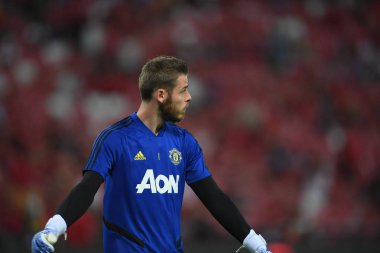 Kallang-Singapur-20jul2019: David de GEA #1 Manchester oyuncusu