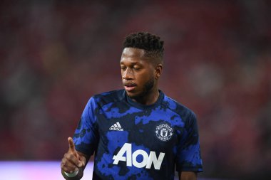 Kallang-Singapur-20jul2019: Fred #17 oyuncu Manchester United