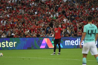 Kallang-Singapur-20jul2019: Paul Pogba #6 Manchester u oyuncusu