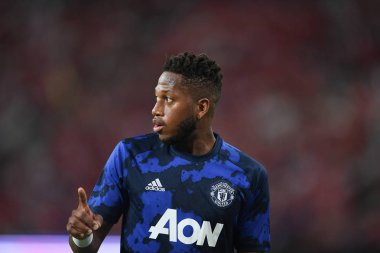 Kallang-Singapur-20jul2019: Fred #17 oyuncu Manchester United