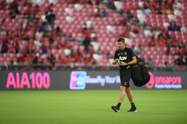 Kallang-Singapur-20jul2019: Michael Carrick personel antrenörü manch
