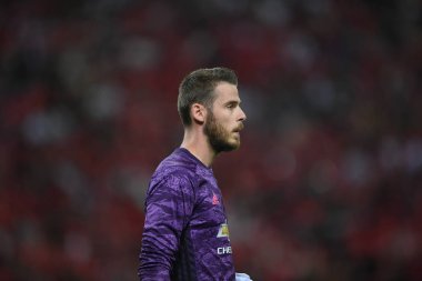 Kallang-Singapur-20jul2019: David de GEA #1 Manchester oyuncusu
