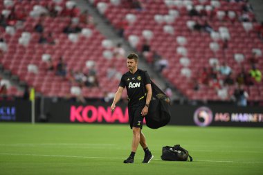 Kallang-Singapur-20jul2019: Michael Carrick personel antrenörü manch