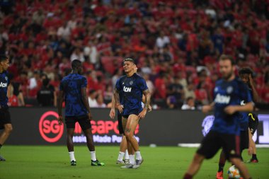 Kallang-Singapur-20jul2019: Marcos Rojo #16 Manchester oyuncusu