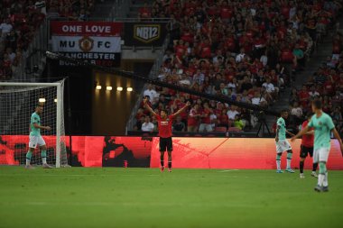 Kallang-Singapur-20jul2019: Marcus Rashford #10 Manche oyuncusu